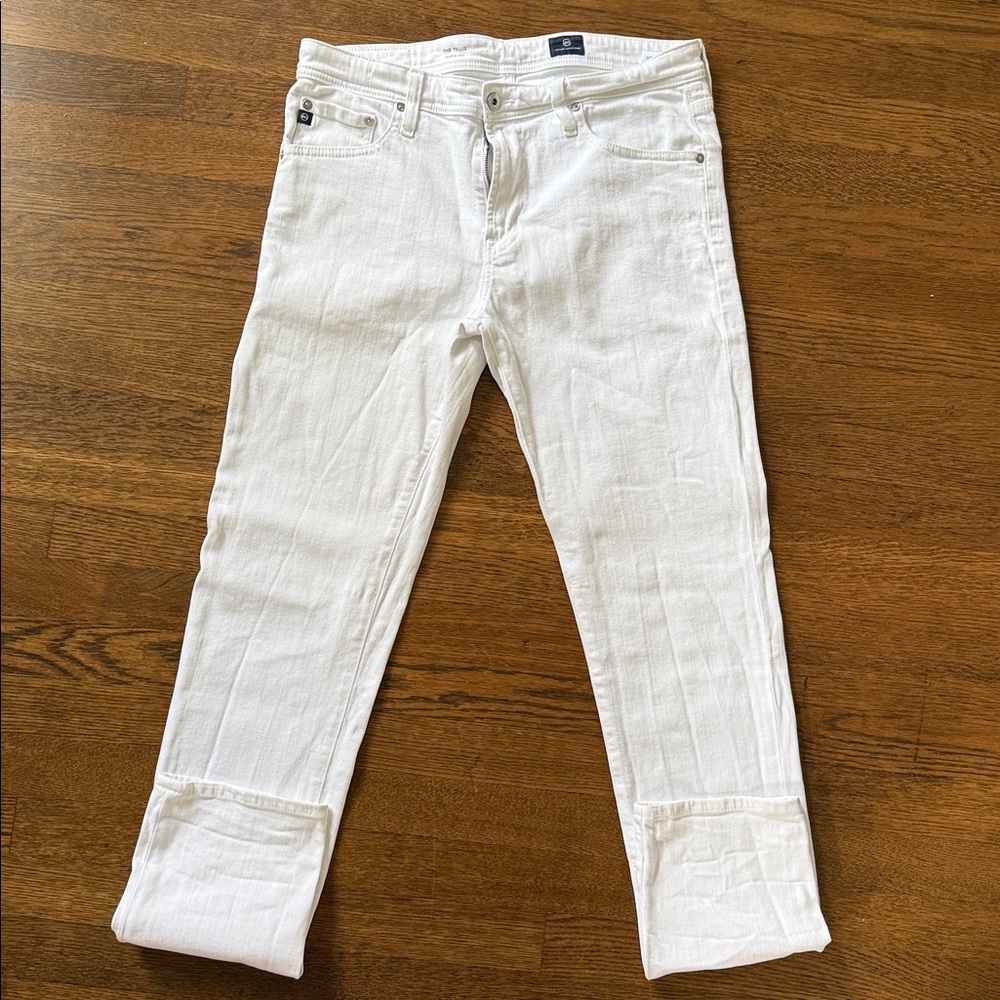 AG Adriano Goldschmied Men's Slim Jeans in White
